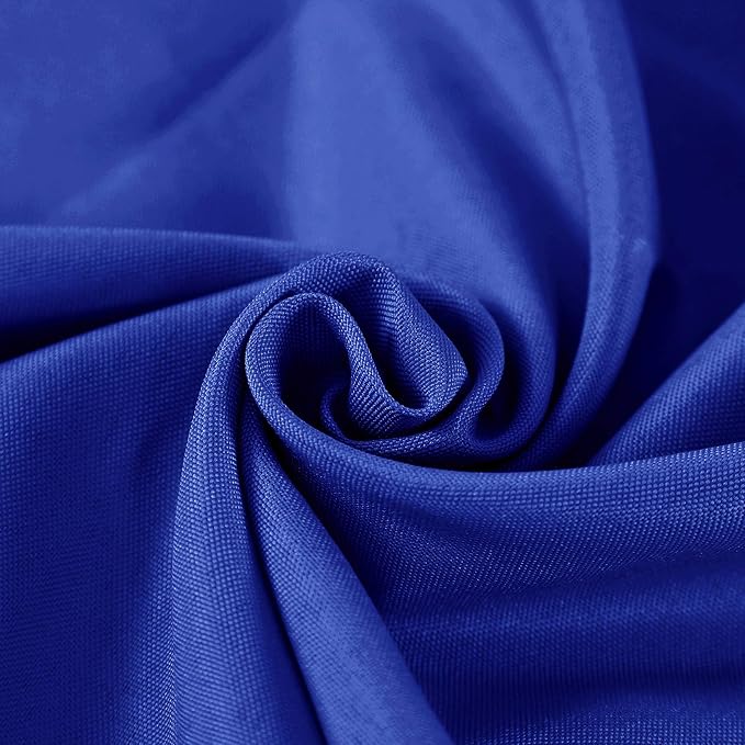 6 Pack Royal Blue Round Tablecloths 90 Inches Table Cloth Stain and Wrinkle Resistant Washable Polyester Table Cover Fabric for Party, Wedding,Dining,and Banquet Decoration