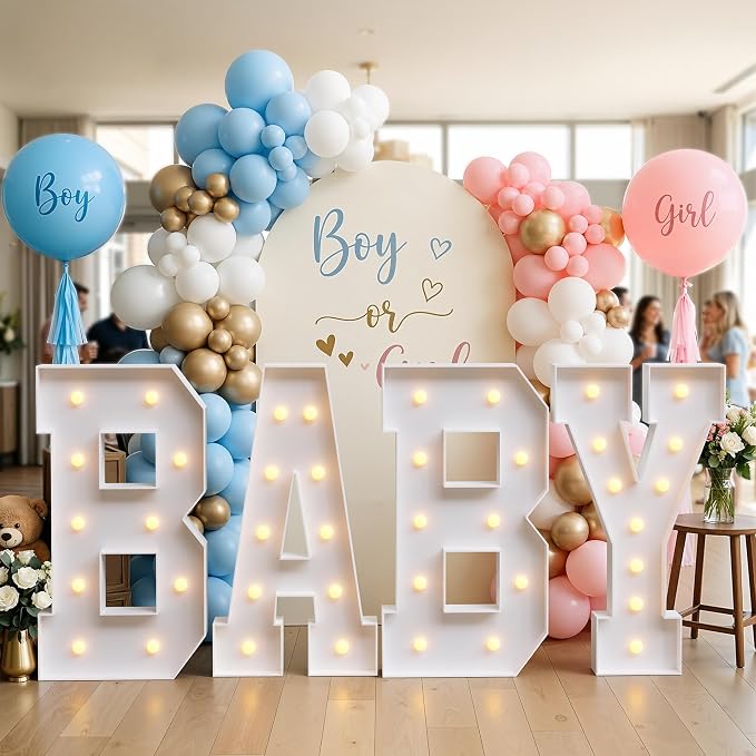 imprsv 4FT Marquee Light Up Letters for Birthday Party Decorations Large Marquee Letters for Wedding Event Bridal Shower Engagement Anniversarty Party Decor,Letter C