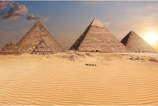 Egypt Backdrop Desert Egyptian Pyramid Ancient Egypt Scene Photography Background Egyptian Travel Themed Party Decorations Supplies Adults Travel Portraits Photo Shoot Studio Props Decor 7x5ft
