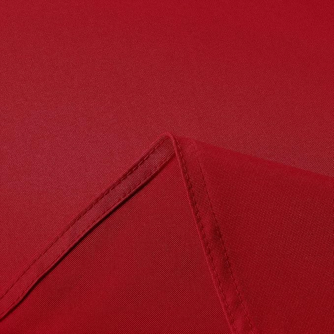 sancua Rectangle Tablecloth - 70 x 120 Inch - Stain and Wrinkle Resistant Washable Polyester Table Cloth, Decorative Fabric Table Cover for Dining Tables, Buffet Parties and Camping, Red