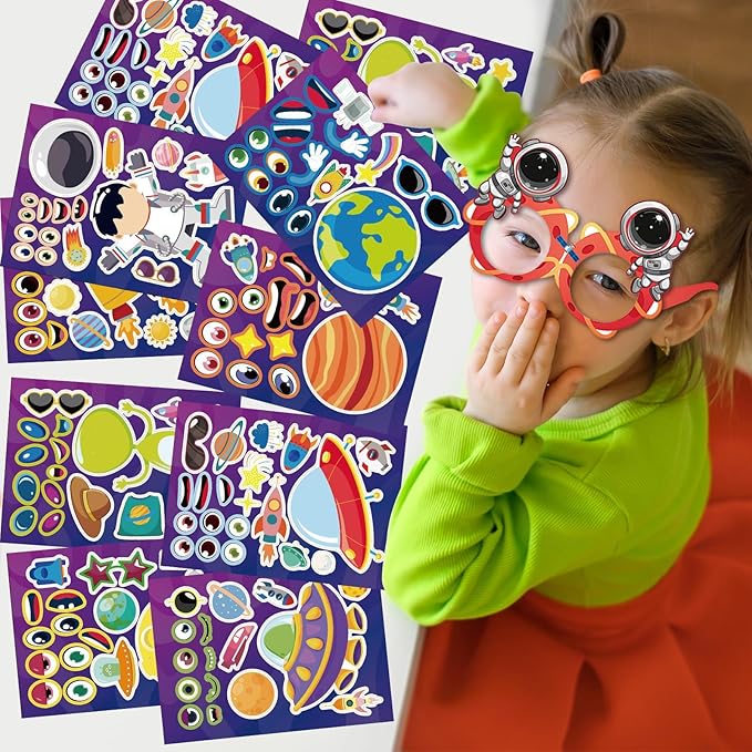 DMIGHT Space Party Favors, Outer Space Themed Birthday Decorations, Astronaut Gift Box for Kids (Space)