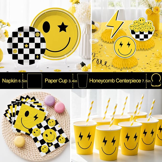 smiley face birthday decorations