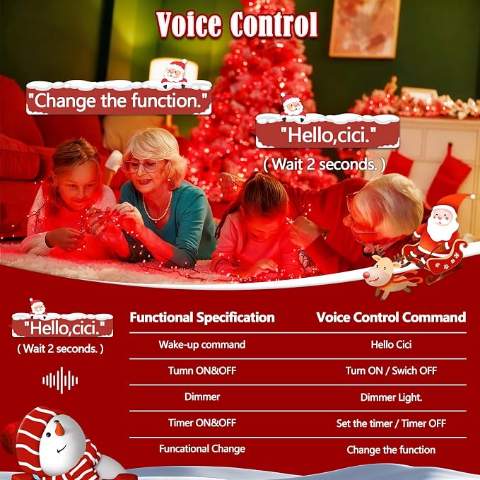 2026 New Voice Control 88ft 240LED Smart Valentine String Lights Outdoor/Indoor | String Lights with Remote, 12Modes, 7Voice Commands & Timers, Valentine Twinkle Light for Wedding Party Decor (Red)