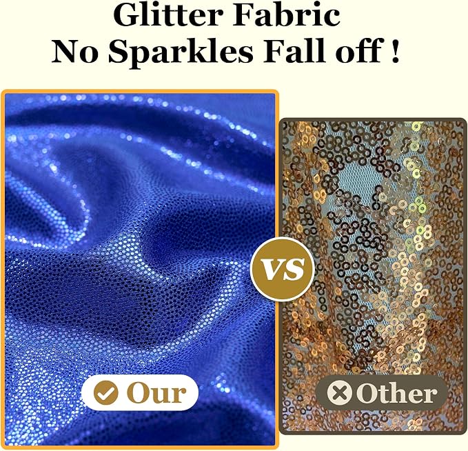 20ftx10ft Royal Blue and Red Sequin Backdrop Curtain Panels for Parties, Wrinkle Free Glitter Photo Backdrop Drapes 4 Panels Shimmer Back Drop Cloth for Wedding Birthday Photography Background