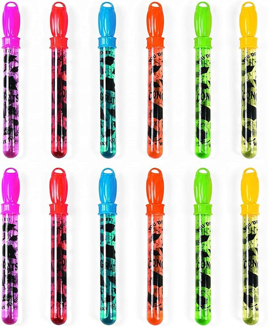 Fun Express Graduation Big Bubble Wands 12 Pack - Party Favors for Kids 4-8 & 8-12 | Bubbles Bulk for Birthday Goodie Bags Stuffers | Kids Outdoor Toys for Summer Yard Games & Outside Play Activities