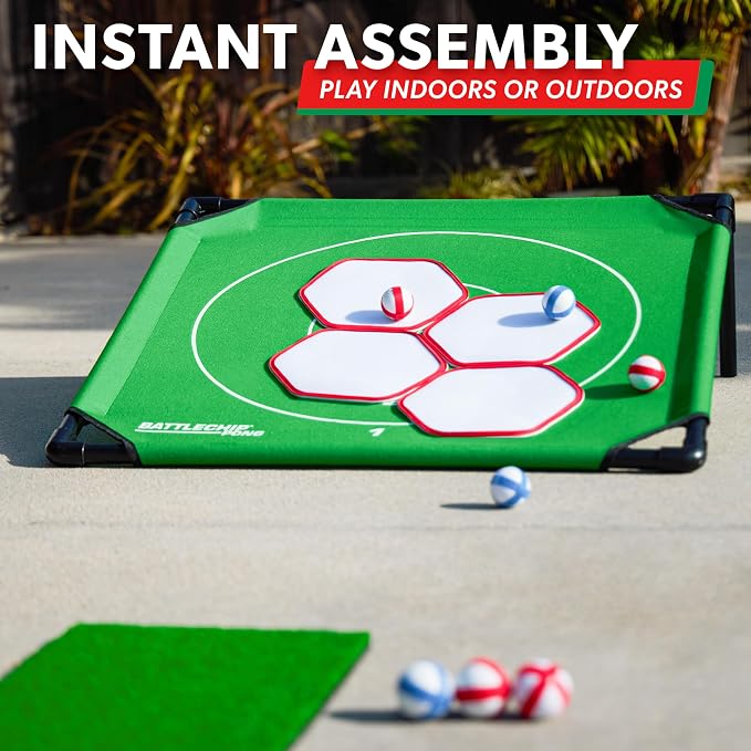 GoSports BattleChip Pong Chipping Golf Games for Adults and Families - Outdoor & Indoor Golf Game Set - Home, Backyard, Lawn, Beach, & More