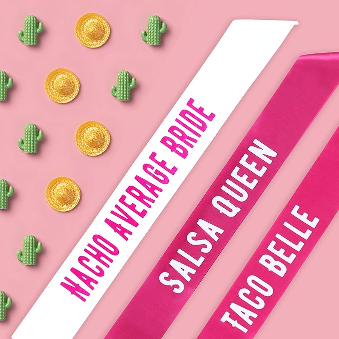 Final Fiesta Bachelorette Sashes | 12 Pack | 1 Bride to be Sash and 11 Bride Tribe Sashes with Fun Final Fiesta Phrases