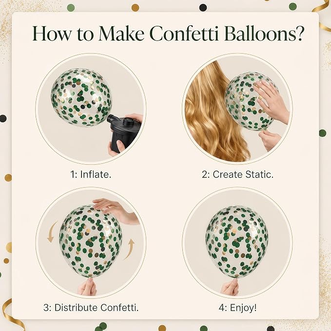 Hiins Balloon Column Kit Set of 2 With Balloons Included - with Base, and Pole,Balloon Tower Backdrop Decoration for Wedding, Baby Shower, Birthday Party, or Bachelorette Parties (Olive Coffee)