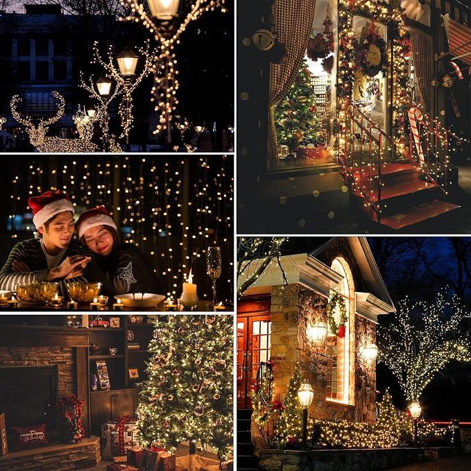 OMIKA 16.5ft 50 LEDs Battery Operated Fairy Lights, 24 Colors +Warm White USB Powered String Lights, with Remote Timer Waterproof Twinkle Lights for Room Garden Patio Indoor Outdoor Decor(150 Modes)