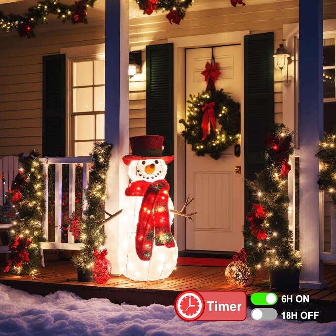200LED 66ft Christmas String Lights Battery Wreath Lights for Classroom | Green Wire, Timer, 8 Lighting Modes,Waterproof,Fairy Lights for Bedroom Christmas Decor, Warm White