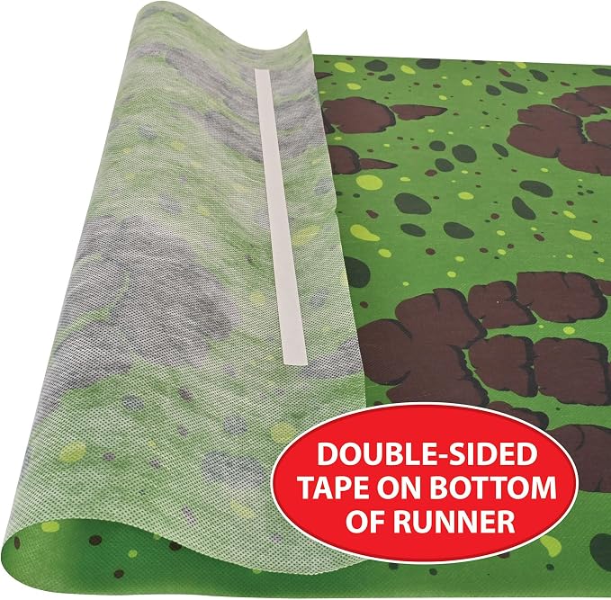 Beistle Dinosaur Tracks Floor Runner Dino Theme Party Decorations, Indoor/Outdoor Use