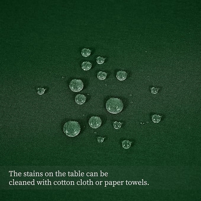 10 Pack Round Tablecloth 90 Inch Hunter Green, Waterproof Polyester Fabric Table Cloth for Round Tables, Stain Wrinkle Resistant Tablecloths Washable Table Cover for Wedding Dining Party Banquet