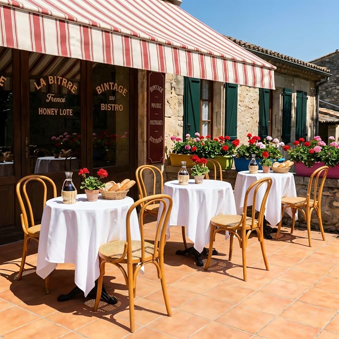 8 Pack White Square Tablecloth 60x60 Washable Polyester Table Cloth for Square or Round Tables, Wrinkle Resistant Fabric Decorative Covers for Dining Party Banquet Buffet and Wedding