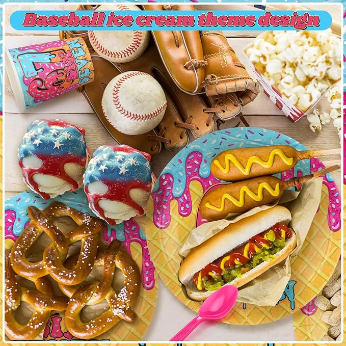 FoldTier 350 Pcs 67 Meme Party Supplies Plates Napkins Fork Paper Cup Ice Cream Disposable Six Seven Themed Tableware Set 6 7 Meme Birthday Party Decorations for Guest Dinner Serves 50