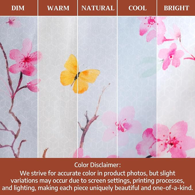 Maison d' Hermine Table Cloth Round Table 100% Cotton 69 Round Inches Tablecloth Reusable Decorative for Dining Kitchen Room Farmhouse Party Home Hotel Restaurant Spring Summer - Blossoms in Spring