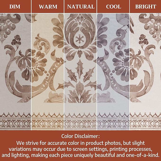 Maison d'Hermine Table Cloth Rectangle Table 100% Cotton 70 x 120 Inches Tablecloth Reusable Everyday Use for Dining Room, Farmhouse, Home, Party, Festive & Wedding - Allure