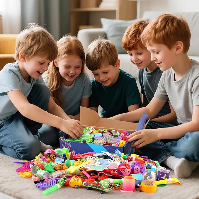 nicknack 300pcs Pinata Stuffers for Kids Party Favors 4-8, Pinata Fillers for Classroom Rewards Treasure Chest for Prize Box Toys for Kids Classroom