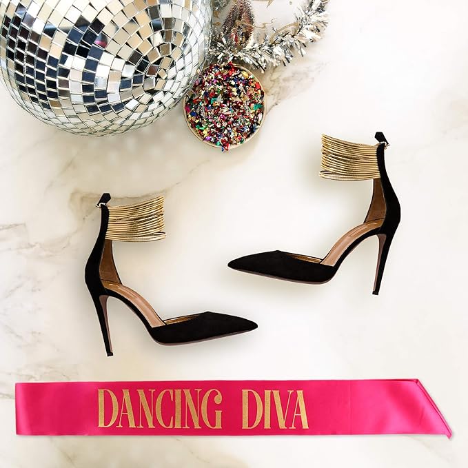 POP FIZZ DESIGNS Bachelorette Sash Set (7 pcs) 1 White Bride to Be Sash + 1 Maid of Honor Sash + 5 Bachelorette Sashes for The Bride Tribe - Amazing Bachelorette Party Favors