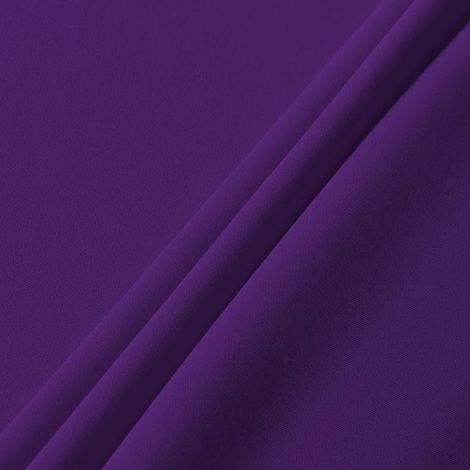 sancua Rectangle Tablecloth - 60 x 102 Inch - Stain and Wrinkle Resistant Washable Polyester Table Cloth, Decorative Fabric Table Cover for Dining Tables, Buffet Parties and Camping, Purple