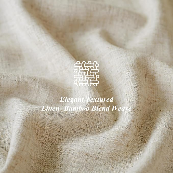 Linen World Linen Blend Tablecloth 72x72 Inch,Linen-Textured Soft Cool & Breathable,Machine Washable Square Table Cloth for Dining,Kitchen,Outdoor,Festival