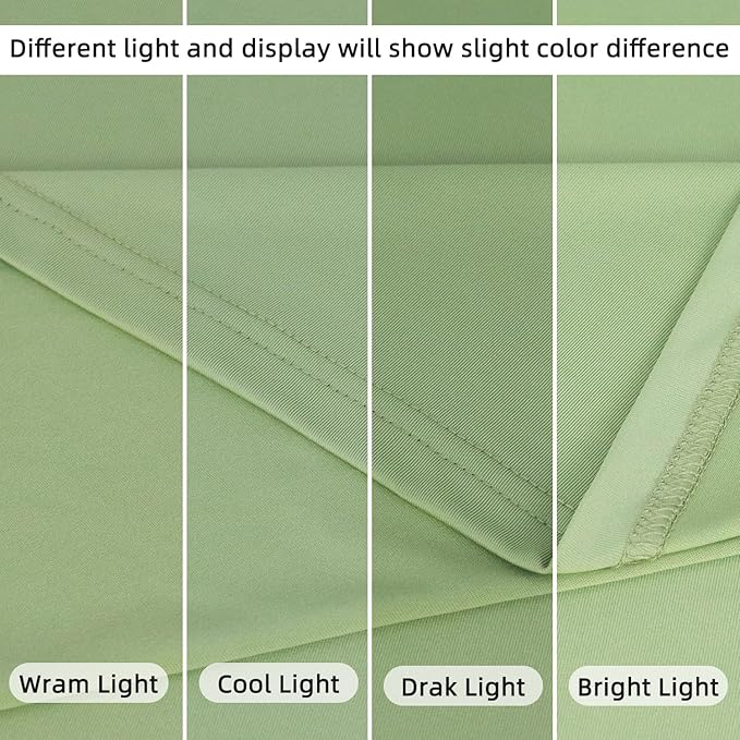 Sage Green Arch Cover 7.2FT Arch Backdrop Covers Round Top Wedding Arch Covers Stretchy Backdrop Spandex Fitted Wedding Arch Stand Covers for Happy Birthday Party Decoration
