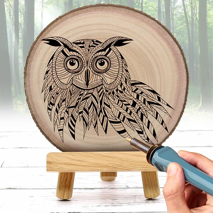 Wood Slices for Centerpieces, Wood Rounds Cookies for Crafts, Rustic Wood Circles & Slabs, Wooden Discs for Tables Decor-for Art Projects and Rustic Weddings (12pcs 6-7)