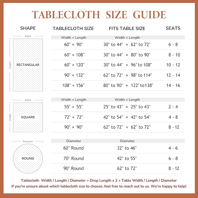 Linen World Gingham Tablecloth – Buffalo Plaid Linen Tablecloth 90" x 60" Inch,100% French Flax Table Cloth for Dining Table,Weddings,Thanksgiving & Christmas Decor,Rust Checkered