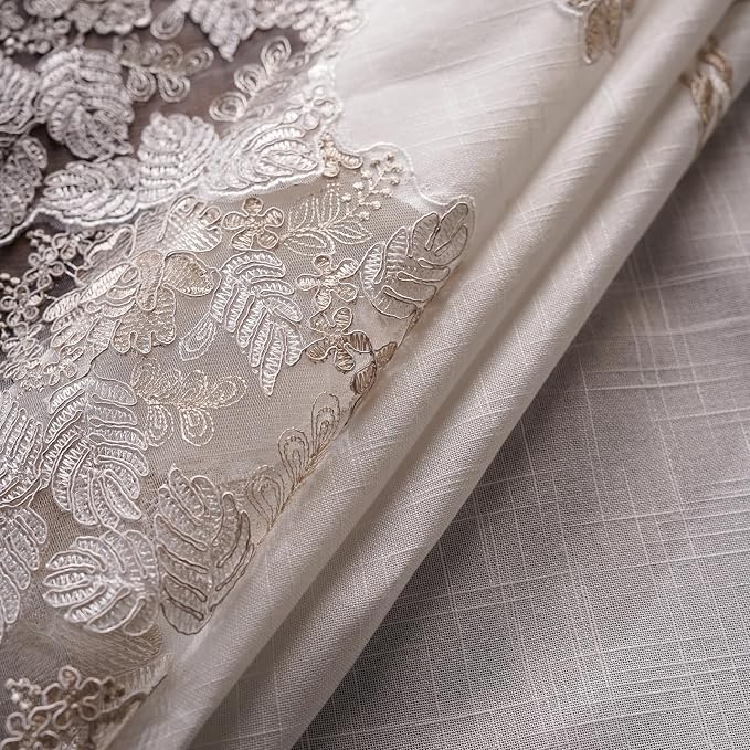 ARTABLE Lace Table Cloths Rectangle Fall Antique Flower Decor Macrame Tablecloth for Outdoor Farmhouse Rustic Kitchen Party Birthday Picnic (White-3, 52 x 70 Inch)