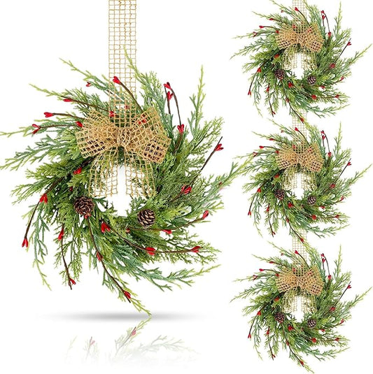 12 PCS Wreaths for Front Door