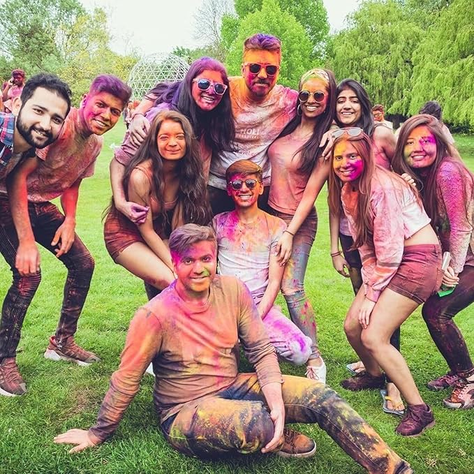 Multicolor Color Powder Packets 100Gram Bags of Color Smoke Bombs individual Packets of 10 Color Powders for Gender Reveals, Fun Runs, Color Wars, Marathon, Rangoli Photoshoot Party & Festival