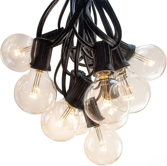 Hometown Evolution, Inc. Box of 25 G40 LED Diode Clear 1.6 Inch .6 Watt C7 Base Replacement Bulbs