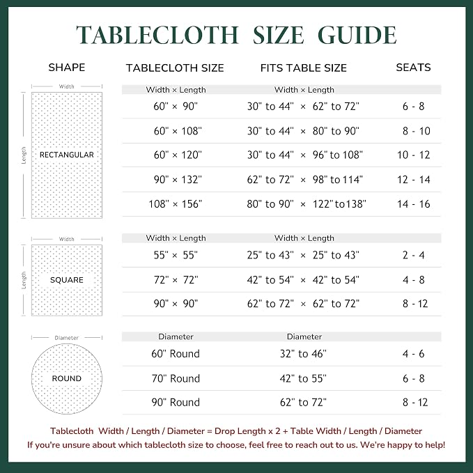 Linen World Green Linen Tablecloth - 100% French Linen Round Tablecloth 90" Inch,Washable Natural Table Cloth for Dining,Outdoor,Weddings and Restaurants,Decorative Thanksgiving Christmas