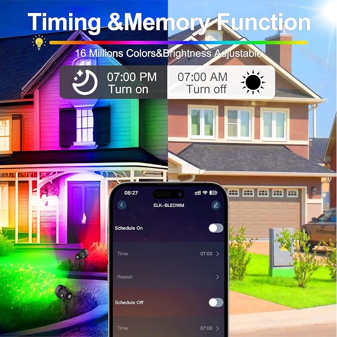 T-SUN Spot Lights Indoor, Led Spot Lights with Smart APP & Remote, Plant Spotlight Indoor Uplights, 16M Colors Floor Light Dimmable Music Sync Timer for Festival Party Tree Decor Home