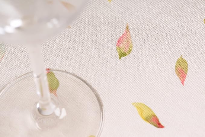 Maison d' Hermine Table Cloth Round Table 100% Cotton 63 Inches Fall Tablecloth Reusable Everyday Use for Thanksgiving Christmas Decorations Dining Farmhouse Party (Pumpkin Passion)
