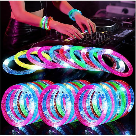 150 Pcs Glow Sticks LED Bracelets Glow In the Dark Party Supplies, Flashing Light up Toys for Kids Adults, Neon Accessories Carnival Birthday Concert New Year Eve Party Favors