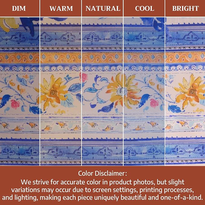 Maison d' Hermine Table Cloth Round Table 100% Cotton 69 Round Inches Tablecloth Reusable Decorative for Dining Kitchen Room Farmhouse Party Home Hotel Restaurant Spring Summer - Girassol