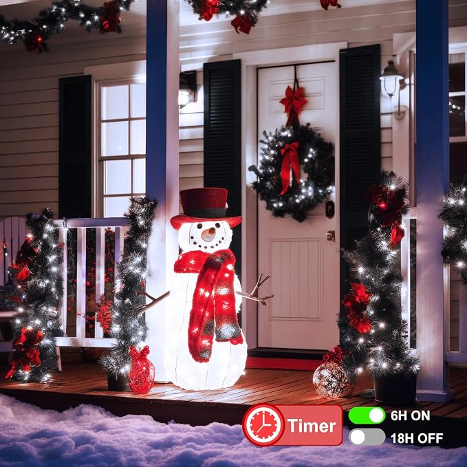 echosari 200 LED 66ft Battery Powered Christmas Lights, String Lights with Remote Timer, Outdoor Fairy String Lights Waterproof for Home Garden Party Christmas Trees Decoration (Cool White) | Green Wire, Remote Control, Timer, 8 Lighting Modes,Waterpro...