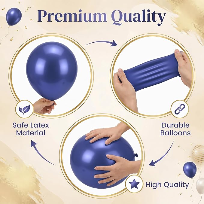 Balloon Column Stand Kit with Balloons, Base and Pole, Balloon Column Kit for Floor or Table Backdrop Decoration for Party Wedding Baby Shower Birthday Graduation (Mermaid)
