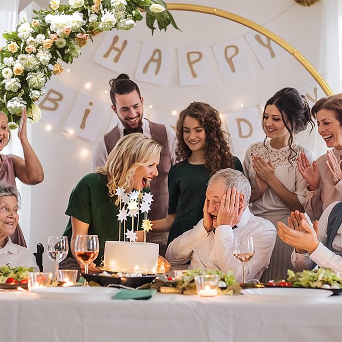 Round Backdrop Stand 7.2FT Arch Balloon Golden Metal Circle Garland Frame with Base for Wedding Arches Birthday Party Baby Shower Graduation Decoratio