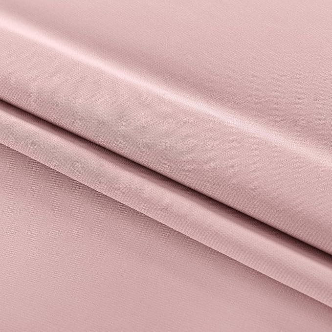 MLMC Dusty Rose Chiffon Fabric by The Yard Pre-Cut Sheer Chiffon Arch Fabric 10 Yards Airy Continuous Draping Panels 60 inch Wide for Wedding Backdrop Craft Ceiling Decor
