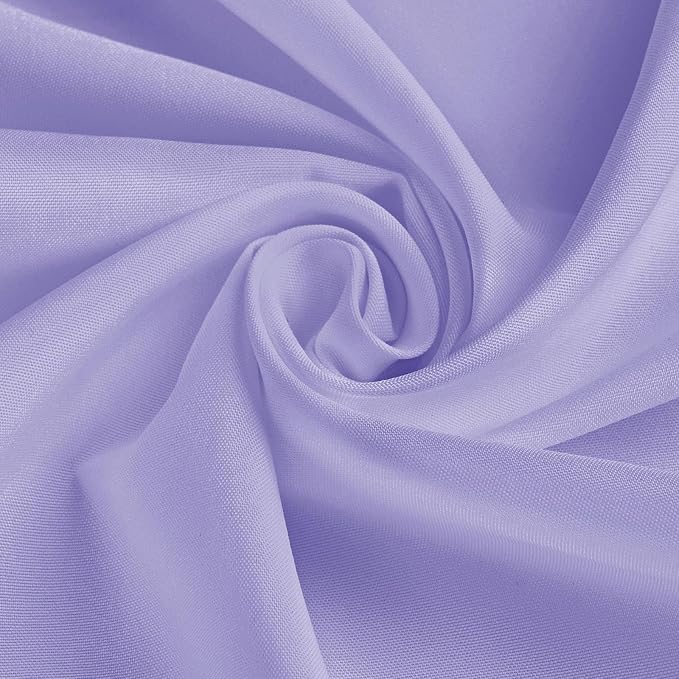 10 Pack Lavender Tablecloth 60 x 102 Inch Light Purple Tablecloth for 6 Foot Rectangle Tables Lavender Table Cloth Washable Polyester Fabric Table Cloths for Parties Wedding Banquet Christmas