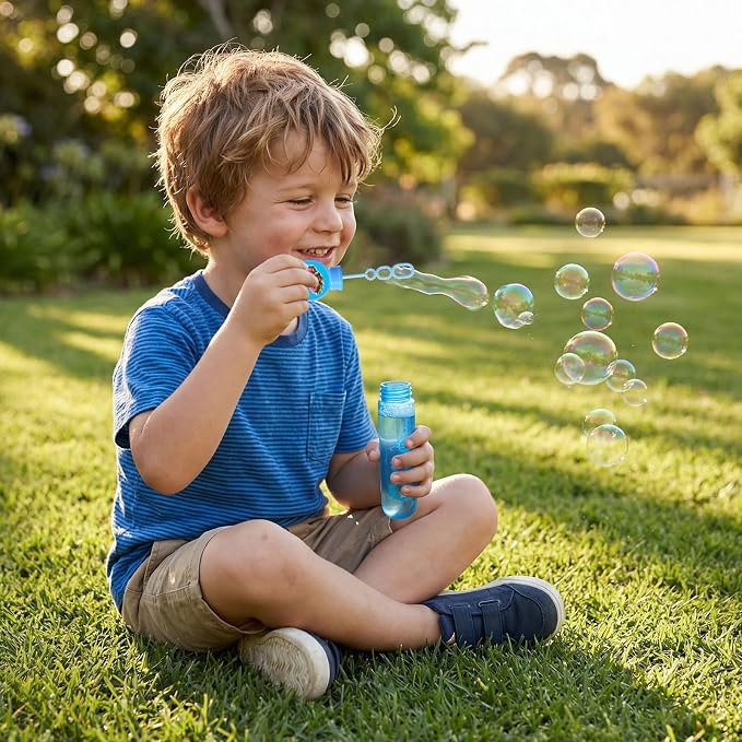 Winrayk 24 Large Cars Bubble Wands with Gift Box, Kids Race Car Party Favors - Racing Bubbles Bulk (6 Style & Color), Pinata Filler Goody Bag Stuffer Carnival Prize Boys Wheel-themed Birthday Supplies