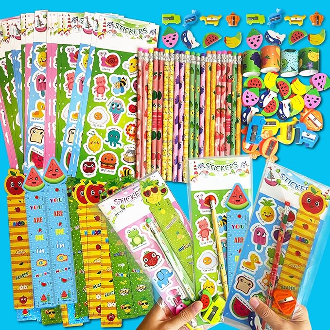 Goodie Bags for Birthday Party, 28 Pack Stationery Return Gifts for Birthday Party – Classroom Gifts for Students Class Gift Rewards Prizes