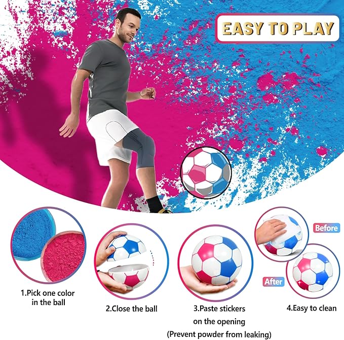 GenderRevealSoccerBall