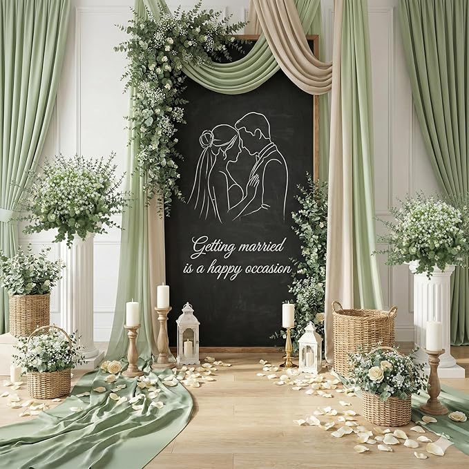 lovemoon Mixed Greenery Artificial Eucalyptus Stems, Baby Breath Artificial Flowers Bulk and Eucalyptus Leaves for Wedding Bouquets Home Office Floral Decor (100, Green and White)