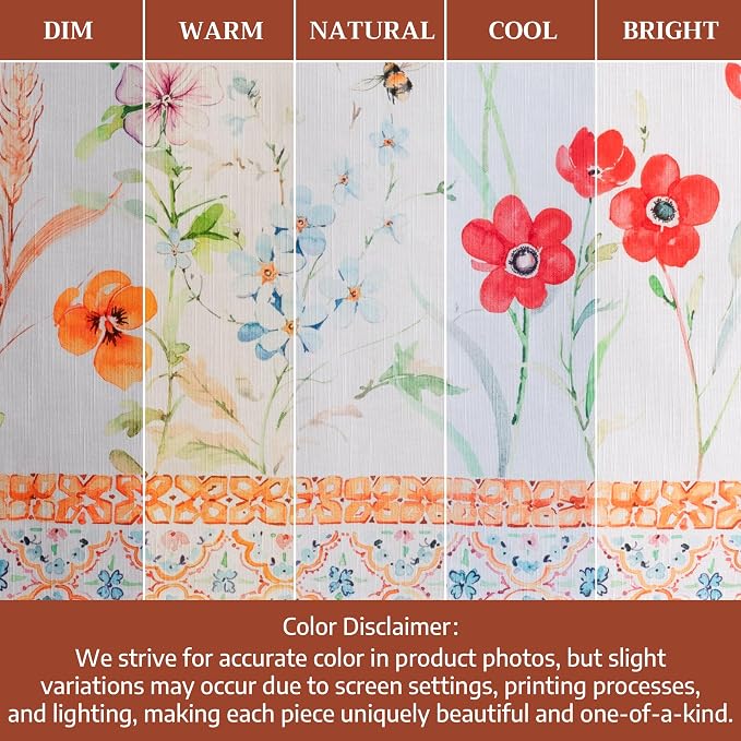Maison d' Hermine Table Cloth Rectangle Table 100% Cotton 70 x 140 Inches Tablecloth Reusable Decorative for Dining Kitchen Room Farmhouse Party Home Hotel Restaurant Spring Summer - Summer Whisper