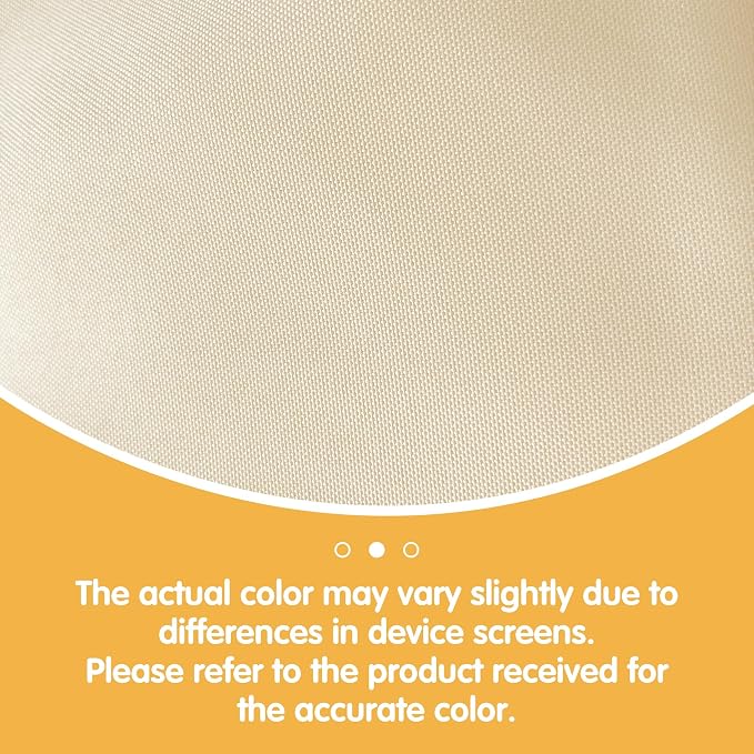 BRILLMAX 6 Pack Beige Round Tablecloths 108 Inch for 48” Tables - 150 GSM Polyester Fabric, Floor Length Drop, Water, Stain & Wrinkle Resistant Cloth Cover for Wedding Reception Banquet Dining