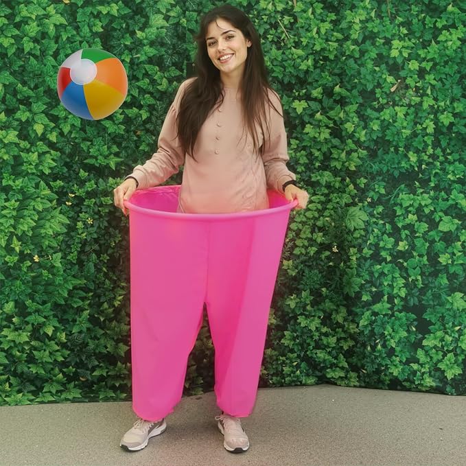 Granny Pants Yard Game Set - Outdoor Lawn Party Game with Oversized Giant Pants, Bouncy Balls & Pump, Backyard Parties, Field Day Fun for Family Backyard Games, Garden, Picnic, Birthday Party