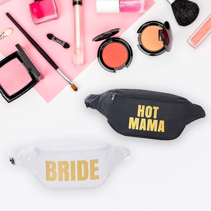 Pop Fizz Designs Funny Bachelorette Fanny Packs 18 Pack | Funny Phrases Bachelorette Fanny Packs