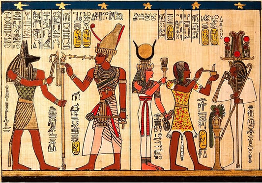 Ancient Egyptian Backdrop Antique Egyptian Papyrus Hieroglyphs Photography Background Egypt History Painting Religion Culture Backdrops Portrait Photo Booth Shoot Studio Props Vinyl 10x6.5ft